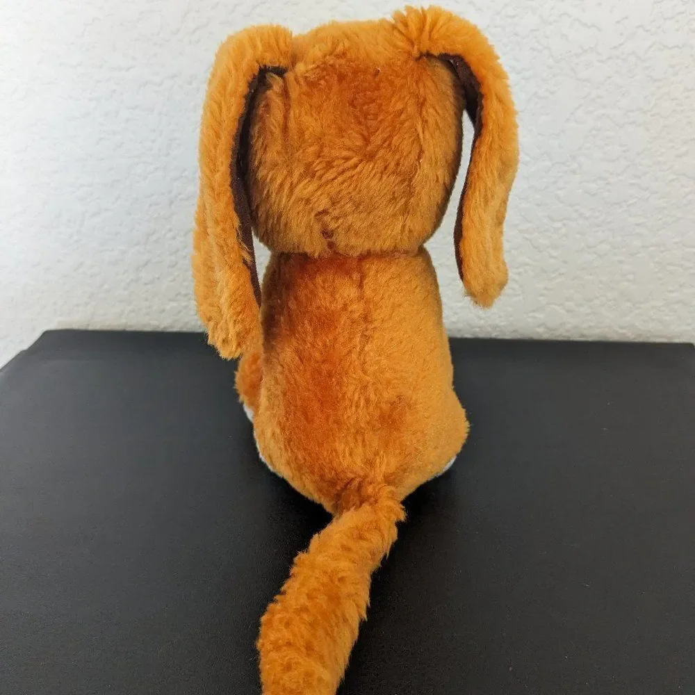 House of Lloyd, Inc Puppy Dog Plush - Floppy Ears - Orange - Made in Taiwan